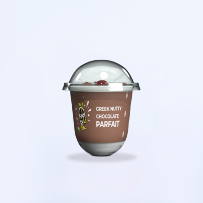 Greek Nutty Chocolate Parfait without Banana-Extra Creamy(500ML)