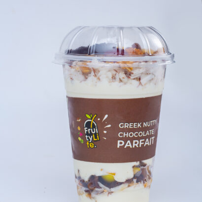 Greek Nutty Chocolate Parfait -Extra Creamy